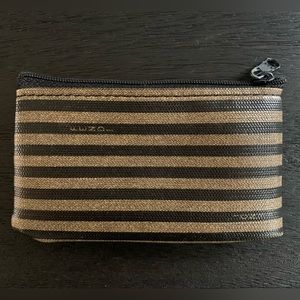 ❗️SOLD ❗️Authentic FENDI Pequin Stripe Coated Canvas Coin Purse